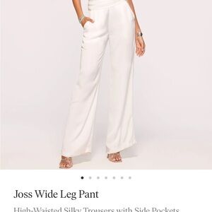 Ramy Brook Cream Wide Leg Pants Size 0